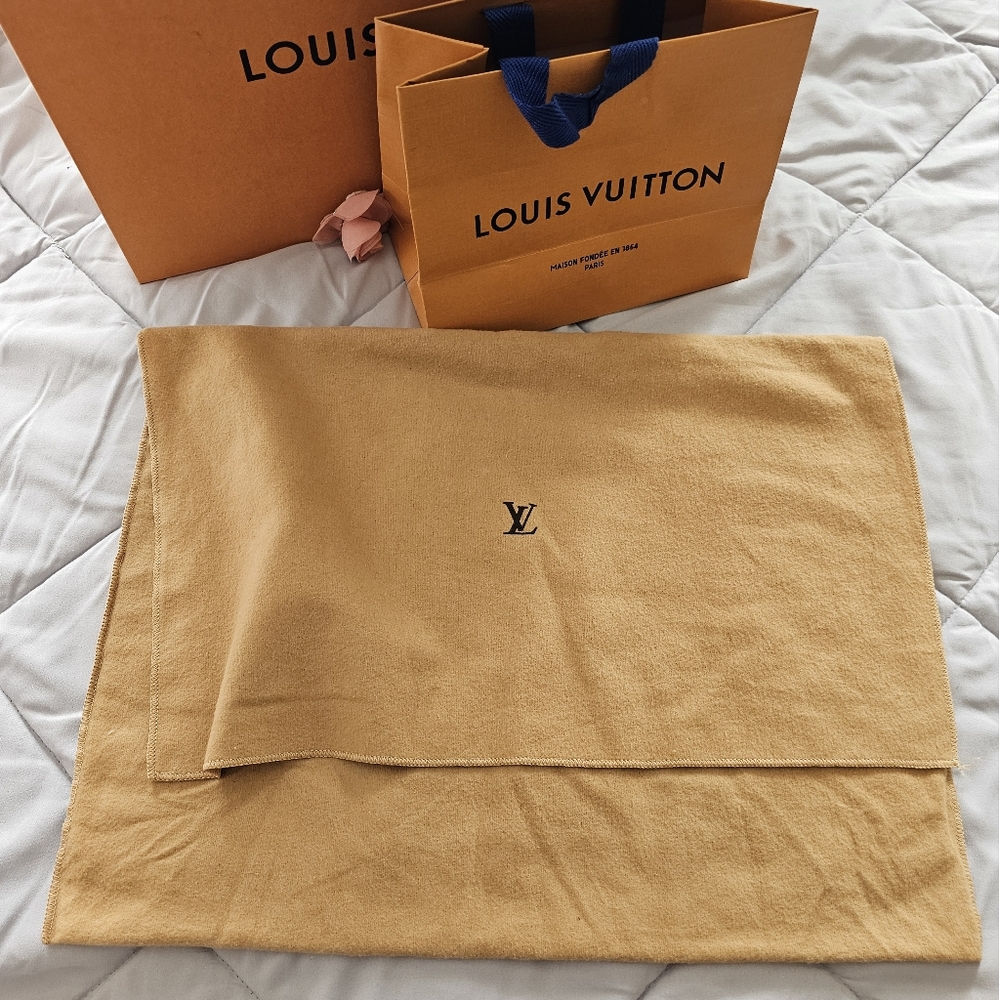 Louis Vuitton Tan Dust Bag